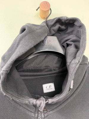 C.P. Company Black Zipped Hoodie