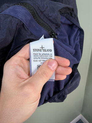 Stone Island Navy Nylon Metal Overshirt