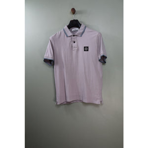 Stone Island Grey Slim Fit Polo