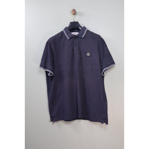 Stone Island Navy SL Polo Shirt