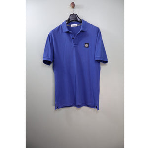 Stone Island Blue Regular Fit Polo