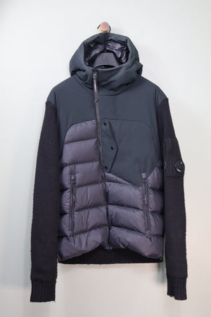 C.P. Company Black Knit Down Jacket