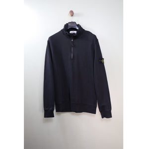 Stone Island Black 1/4 Zip Jumper