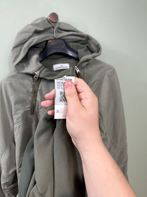 Stone Island Khaki David LightTC Micropile Smock Jacket
