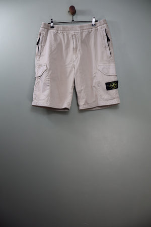 Stone Island Beige RE Cargo Shorts