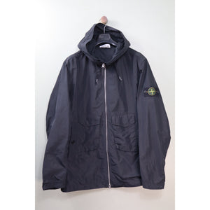 Stone Island Black Micro Reps Parka Jacket