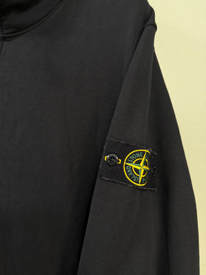 Stone Island Black 1/4 Zip Jumper