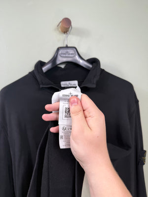 Stone Island Black 1/4 Zip Jumper