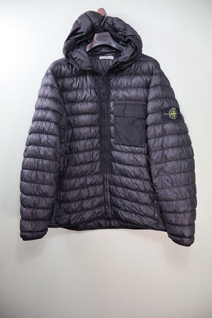 Stone Island Black Micro Yarn Down Jacket
