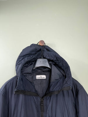 Stone Island Navy Crinkle Reps Jacket