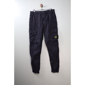 Stone Island Black RE-T Cargo Bottoms