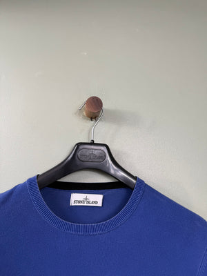 Stone Island Blue Knit Jumper