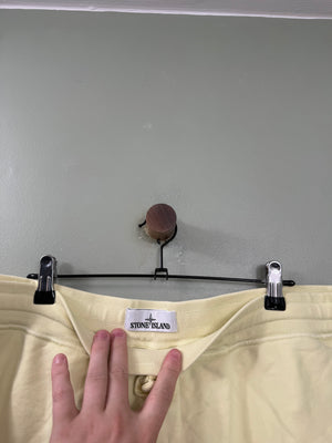 Stone Island Pastel Yellow Shorts
