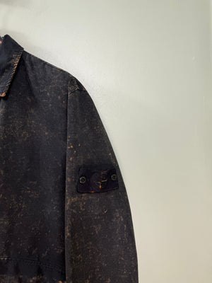 Stone Island Black Ovo Dye Overshirt