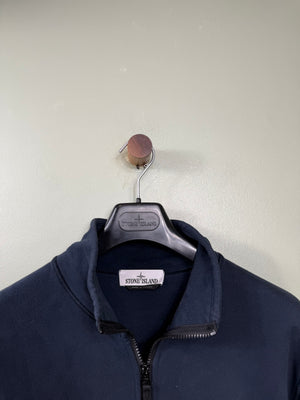 Stone Island Navy Zipped Jumper
