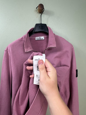 Stone Island Pink 1/4 Zip Jumper