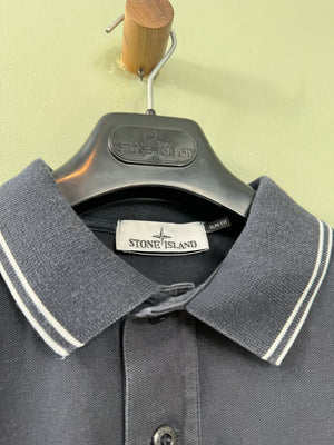 Stone Island Navy Polo Shirt