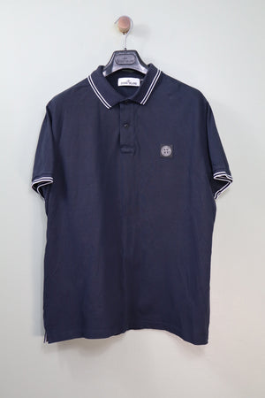 Stone Island Navy SL Polo Shirt