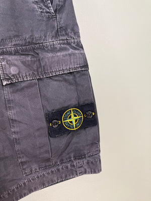 Stone Island Black SL Cargo Shorts