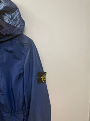 Stone Island Blue/Green Nylon Metal Weft Watro Jacket