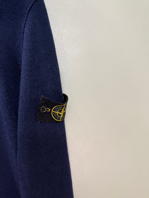 Stone Island Navy 1/4 Zip Knit Jumper