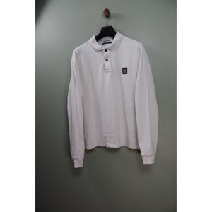Stone Island White Slim Fit Polo