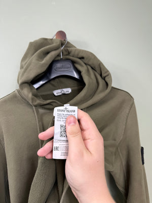 Stone Island Khaki Hoodie