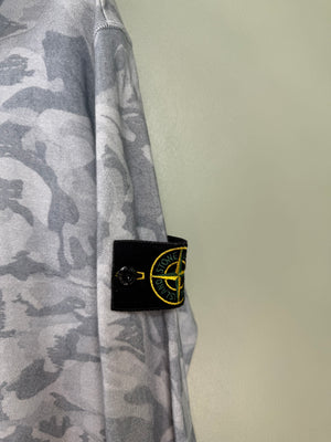 Stone Island Grey Camo Hoodie
