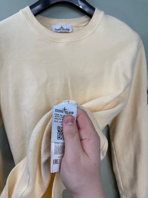 Stone Island Pastel Yellow Jumper