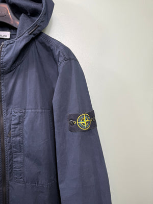 Stone Island Navy Supima Cotton Twill Jacket