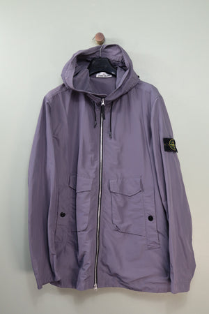 Stone Island Purple Micro Reps Parka Jacket