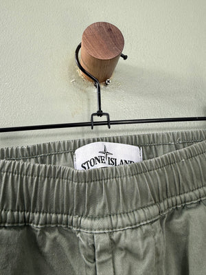 Stone Island Green RE-T Cargo Bottoms
