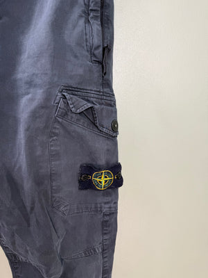 Stone Island Navy RE-T Cargo Bottoms