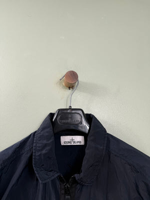 Stone Island Navy Nylon Metal Overshirt