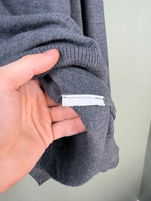 Stone Island Grey Knit Jumper