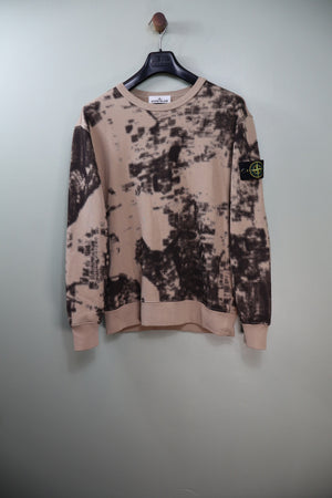Stone Island Khaki Camo Jumper