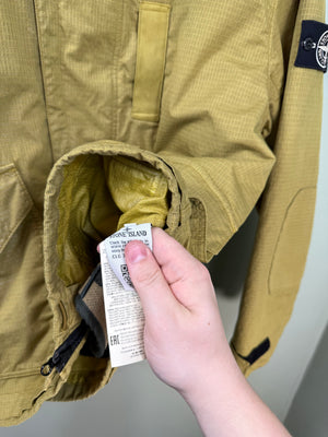 Stone Island Yellow Reflective Weave Ripstop Jacket