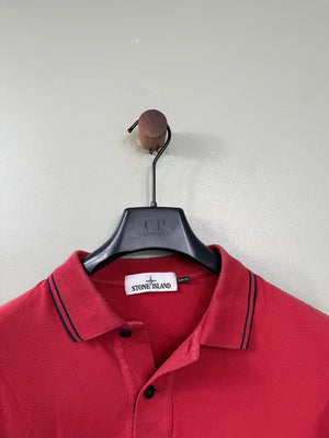 Stone Island Red Slim Fit Polo