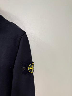 Stone Island Black 1/4 Zip Jumper
