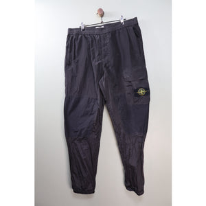 Stone Island Black RE-T Nylon Metal Cargo Bottoms