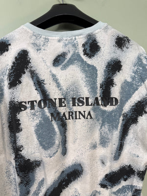 Stone Island Blue Marina Camo T-Shirt