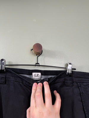 C.P. Company Black Cargo Bottoms