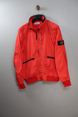 Stone Island Red Crinkle Reps Jacket