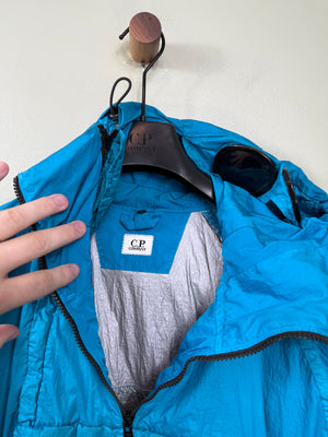 C.P. Company Aqua Blue NyFoil Smock La Mille Jacket