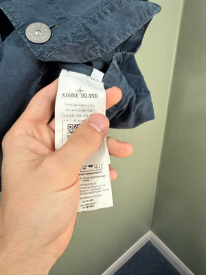 Stone Island Blue Short Sleeve Overshirt