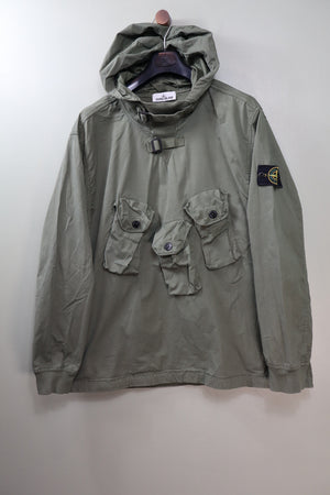 Stone Island Green Multipocket Smock