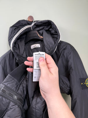 Stone Island Black Crinkle Reps Primaloft Jacket