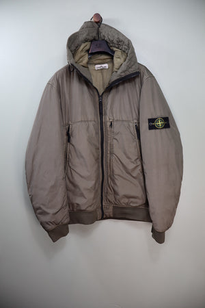 Stone Island Khaki Crinkle Reps Jacket