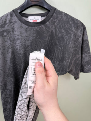 Stone Island x Supreme Black Spiderweb T-Shirt