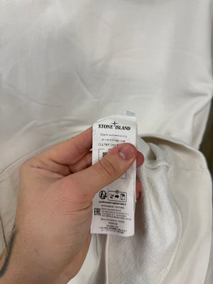 Stone Island White Hoodie